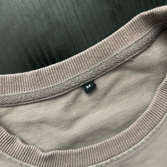 ESNTLS Mauve oversized/drop shoulder tee (M) - Picture 5 of 6